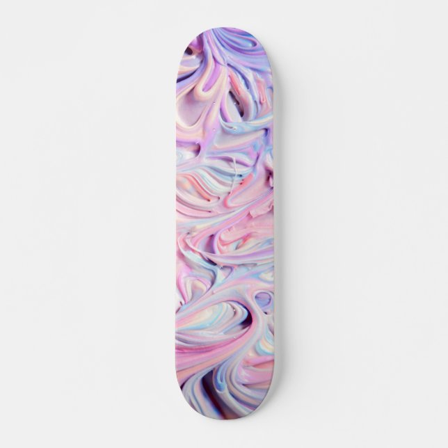 Pastel Creamy Frosting Mini Skateboard Bräda 18,5 Cm (Framsida)