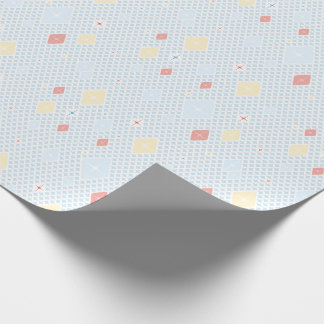 Pastel Crystal Star Pattern Wrapping Paper Presentpapper