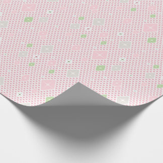 Pastel Crystal Star Pattern Wrapping Paper Presentpapper
