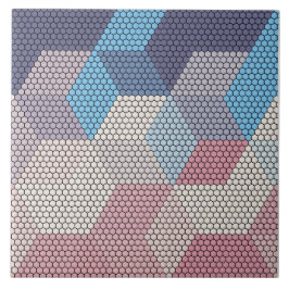 pastel cubes and hexagons pattern background kakelplatta