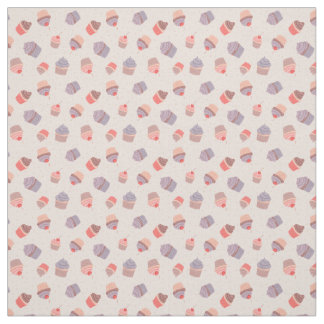 Pastel Cupkaka Confetti Party Fabric Tyg