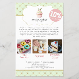 Pastel Cuptårta Söta Treats Bakery Discount Flyer
