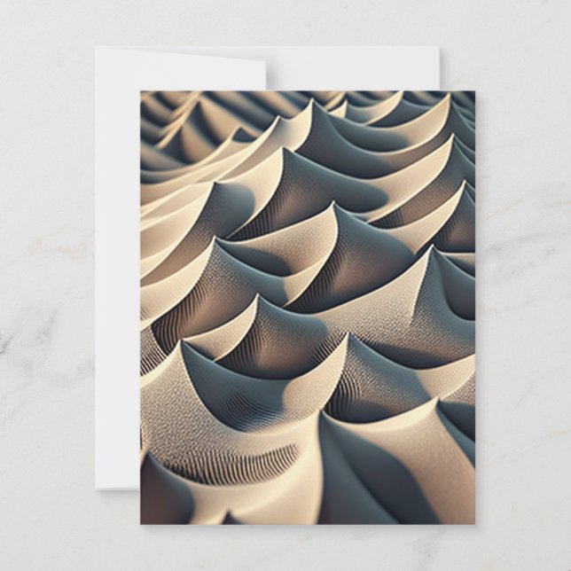 Pastel Currents Anteckningskort (Framsida)