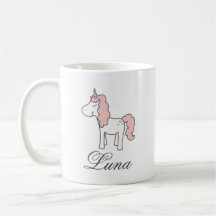 Pastel Custom Unicorn Rose Floral Cute Pink