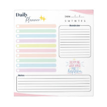 Pastel Daily Planner - To do list, reminder & note