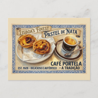 Pastel de Nata vykort
