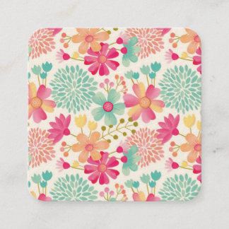 Pastel Designer Artist Flower Mönster Dam