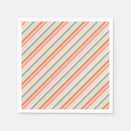 Pastel Diagonal Rand Pappersservett