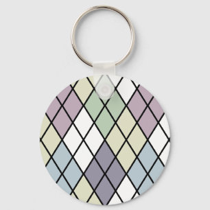 Pastel Diamonds Argyle Nyckelring