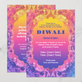 Pastel Diwali Elegance Inbjudningar