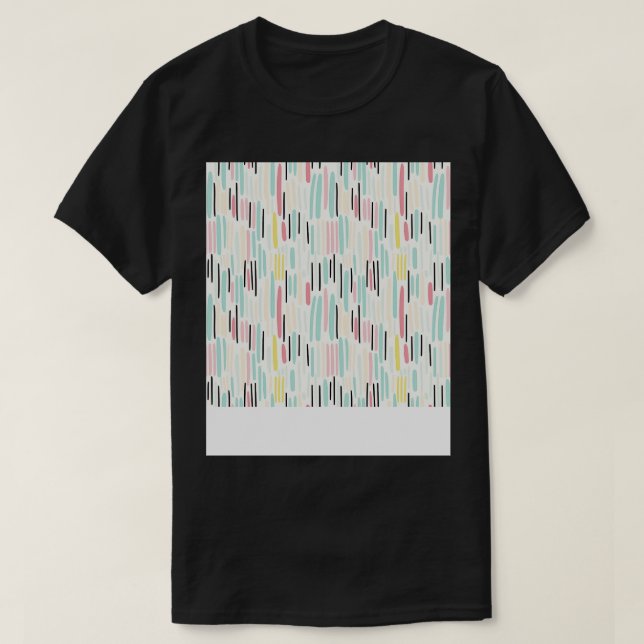 Pastel Doodle Delight 5 Kopiera T Shirt (Design framsida)
