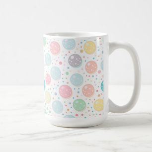 Pastel Dots Un-perfekt Mönster Kaffemugg