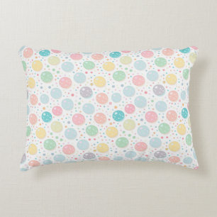 Pastel Dots Un-perfekt Mönster Prydnadskudde