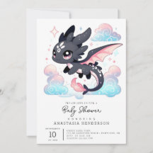 Pastel Dragon Baby Shower