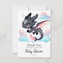 Pastel Dragon Baby Shower