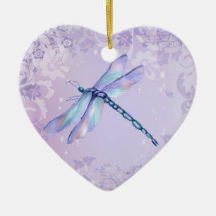 Pastel Dragonfly Julgransprydnad Keramik