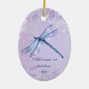 Pastel Dragonfly Julgransprydnad Keramik