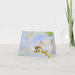 Pastel Dragonfly Note-kort Kort