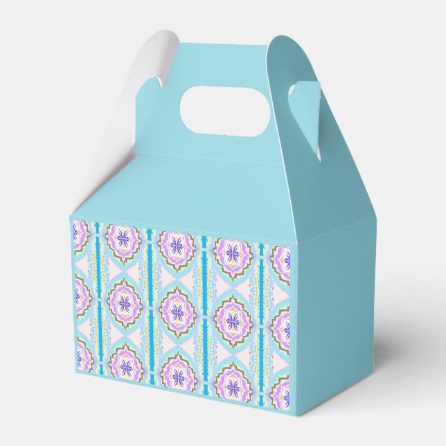 Pastel Dream Boho Geometric Kaleidoscope Presentaskar (Framsidan Sidan)