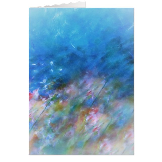Pastel Dreamscape Hälsningskort (Framsidan)