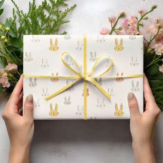 Pastel Easter Bunnies | Easter Wrapping Paper Presentpapper