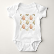 Pastel Easter Eggs Floral Damask Spring Baby