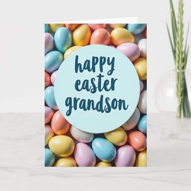 Pastel Egg Easter Card Kort (Framsida)