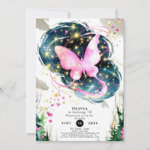 Pastel Enchanted Butterfly Birthday