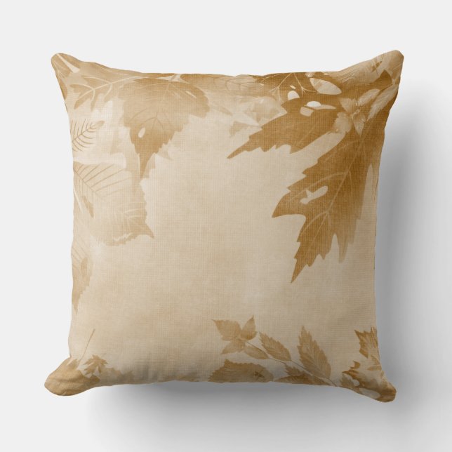 PASTEL FALL BROWN LÖV KUDDE (Framsida)