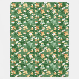 PASTEL FALL FÄRGAD HÖST LÖV FLEECEFILT