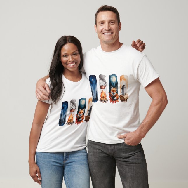 PASTEL FALL THEMED AUTUMN BRUSHSTROKES T SHIRT (Unisex)