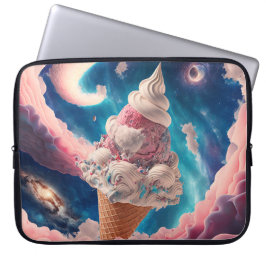 PASTEL FANTASY ICE CREAM CONE LAPTOP FODRAL