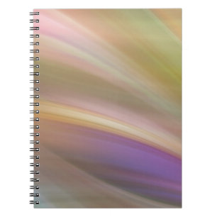 Pastel Färg Abstrakt Anteckningsbok