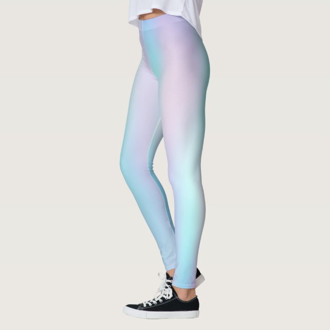 Pastel Färg Abstrakt - begynnelsebakgrund Leggings (Vänster)