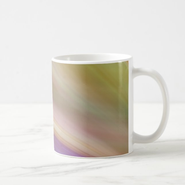 Pastel Färg Abstrakt Kaffemugg (Höger)