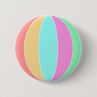 Pastel Färg Beach Boll Knapp
