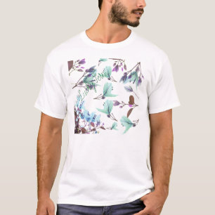 Pastel Färg Bougainvillea Flowers T Shirt