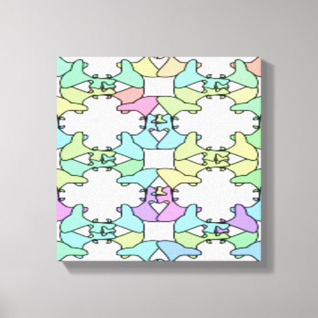 PASTEL FÄRG CANVASTRYCK (Framsida)