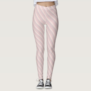 Pastel Färg Chic Template Cream Lila Rosa Leggings