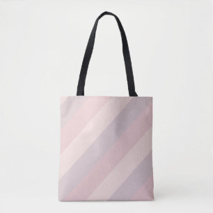 Pastel Färg Elegant Rosa Lila Cream-mall   Tygkasse