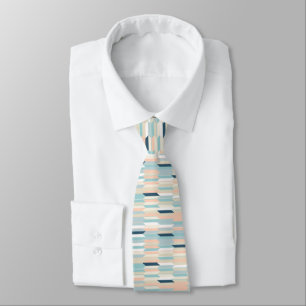 Pastel färg geometric Japanska mönster Slips