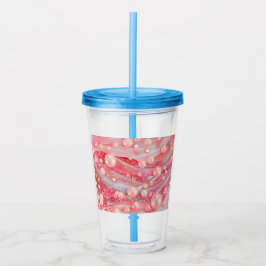 Pastel Färg Glitter Pearl Skriv ut Take Away Mugg