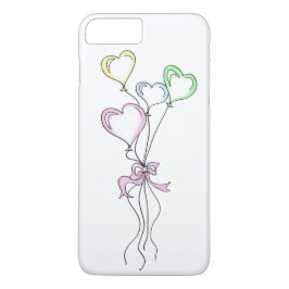 Pastel Färg Heart-ballonger