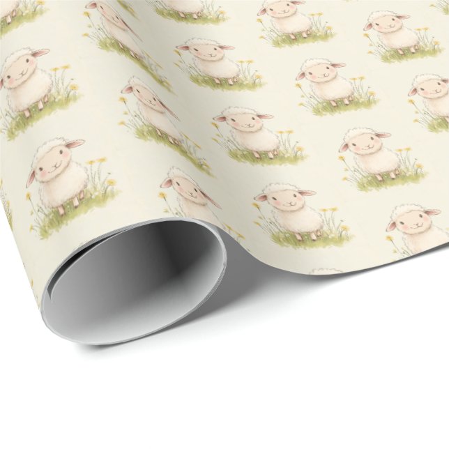 Pastel Färg, inte bara för Älskare från gårdsodlin Presentpapper (Rullad Hörn)