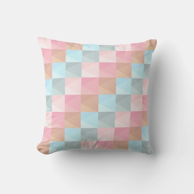 Pastel färg kudde (Framsida)