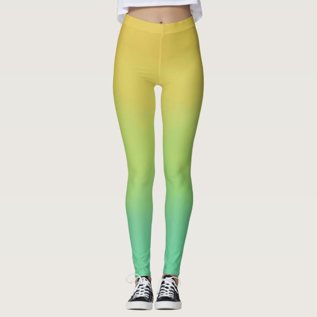 Pastel färg leggings (Framsida)