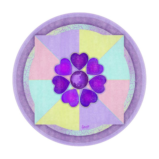 Pastel färg & lila hjärtslag (Framsidan)