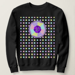 Pastel färg & lila hjärtslag t shirt