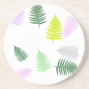 Pastel Färg Lucky Fern Underlägg