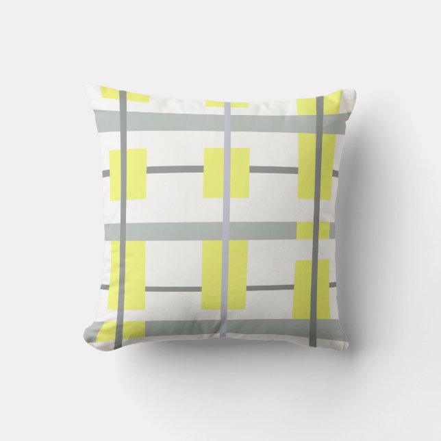 Pastel Färg Mönster Line Dekorativ kudde Cushion (Framsida)